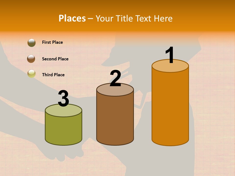 Coaching Baseball - Silhouette Of A Coach Showing A Boy How To Hold A Bat PowerPoint Template