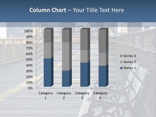 Summer Seat On Brooklyn Bridge, Background Out Of Focus PowerPoint Template