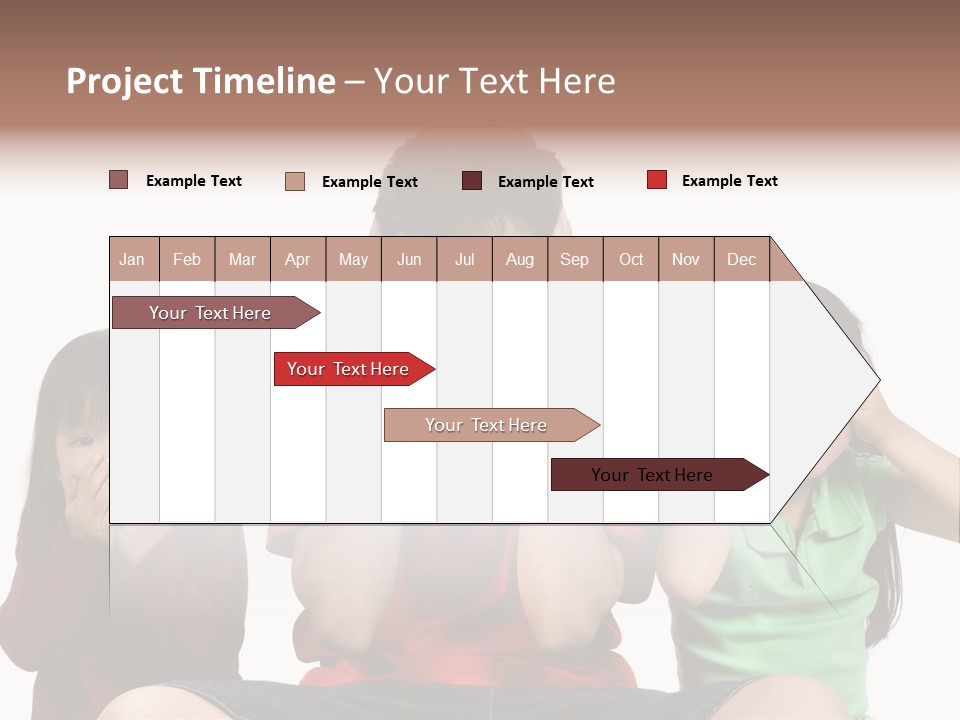 Three Children Do The Old Proverb See No Evil, Speak No Evil, See No Evil. PowerPoint Template