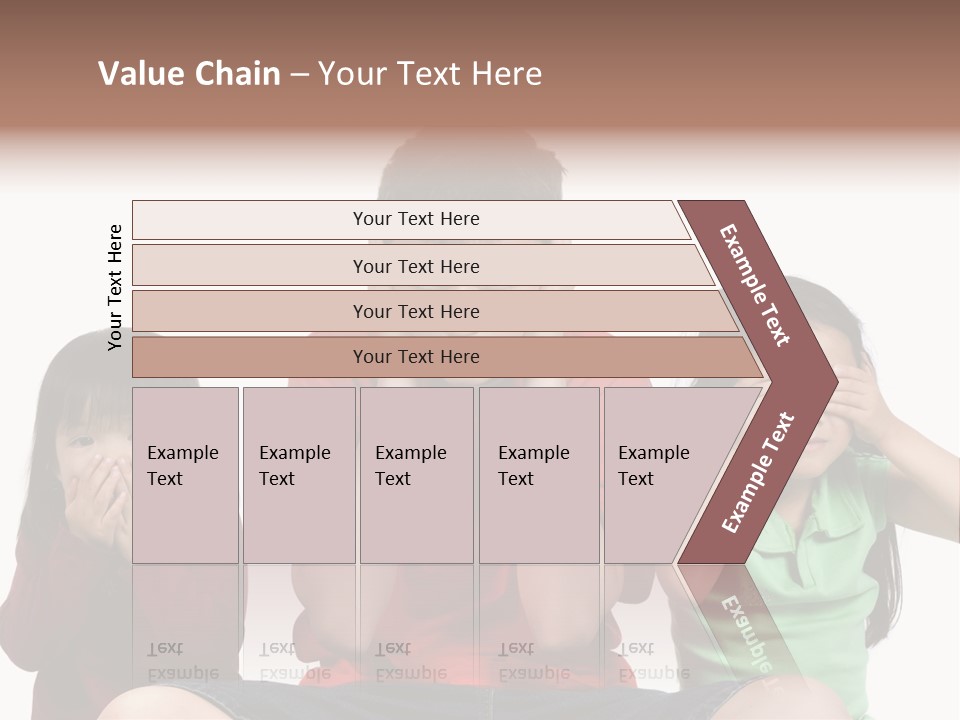 Three Children Do The Old Proverb See No Evil, Speak No Evil, See No Evil. PowerPoint Template