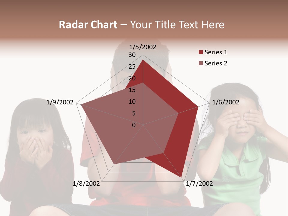 Three Children Do The Old Proverb See No Evil, Speak No Evil, See No Evil. PowerPoint Template
