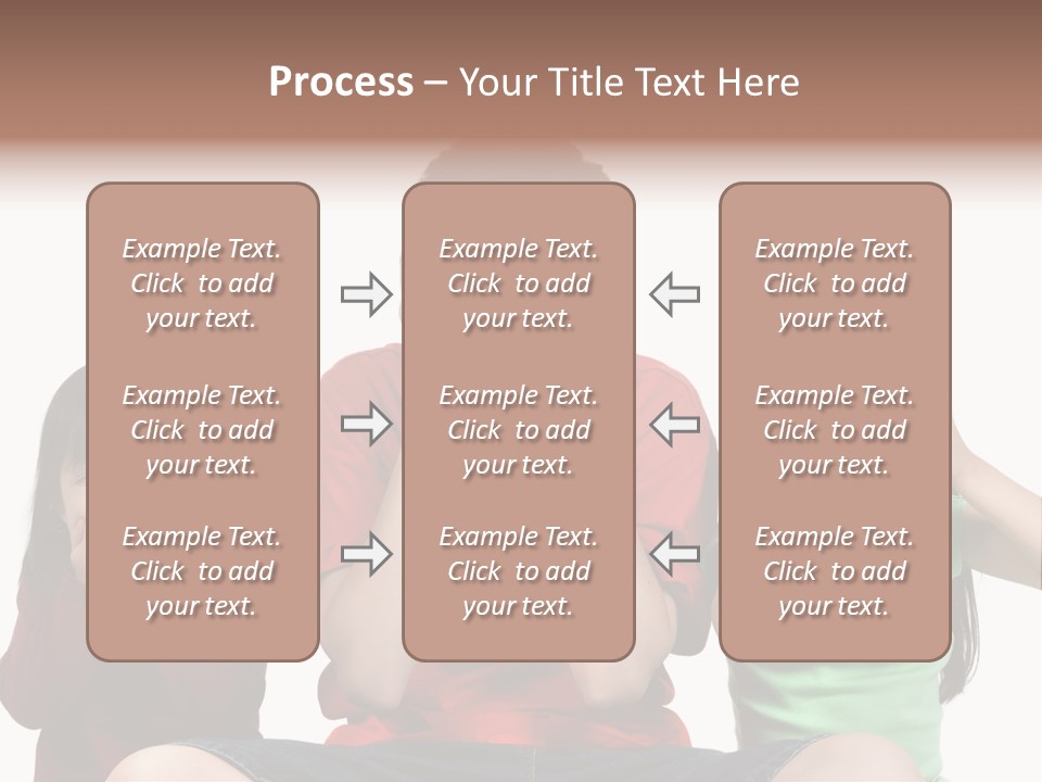 Three Children Do The Old Proverb See No Evil, Speak No Evil, See No Evil. PowerPoint Template