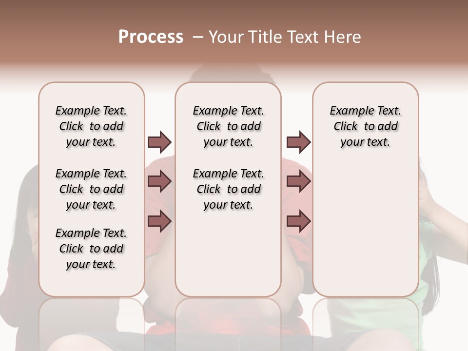 Three Children Do The Old Proverb See No Evil, Speak No Evil, See No Evil. PowerPoint Template