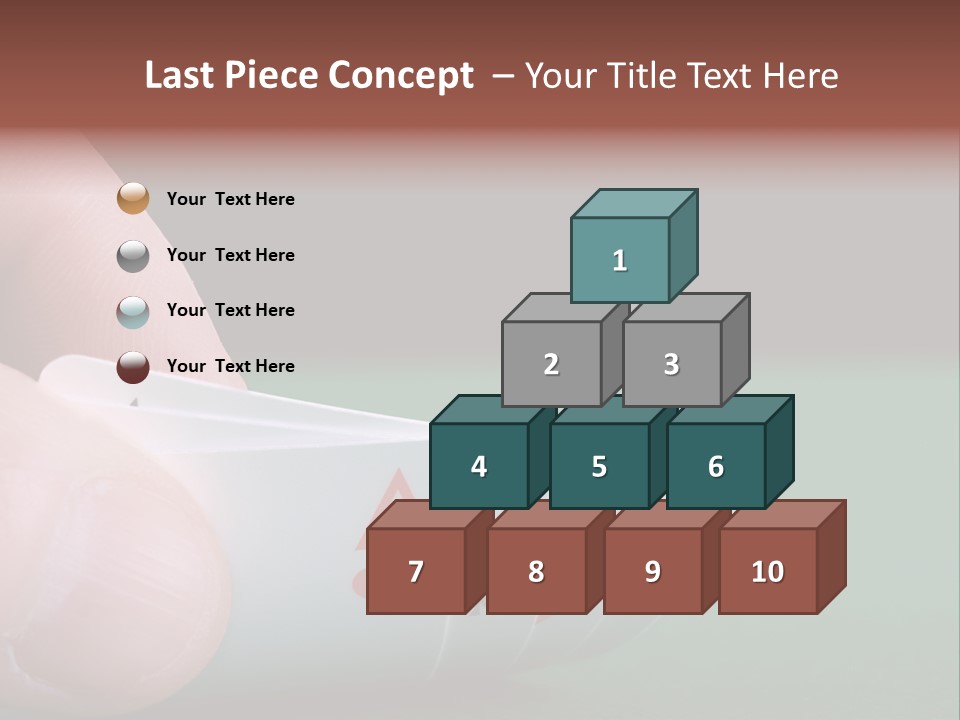 Playerтащs Hand Revealing Four Aces PowerPoint Template