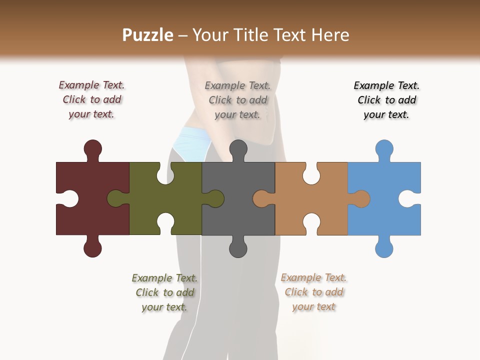 A Female Fitness Instructor Demonstrates The Finishing Position Of The Dumbbell Deadlift PowerPoint Template