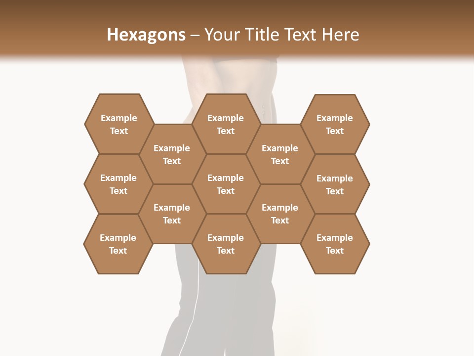 A Female Fitness Instructor Demonstrates The Finishing Position Of The Dumbbell Deadlift PowerPoint Template