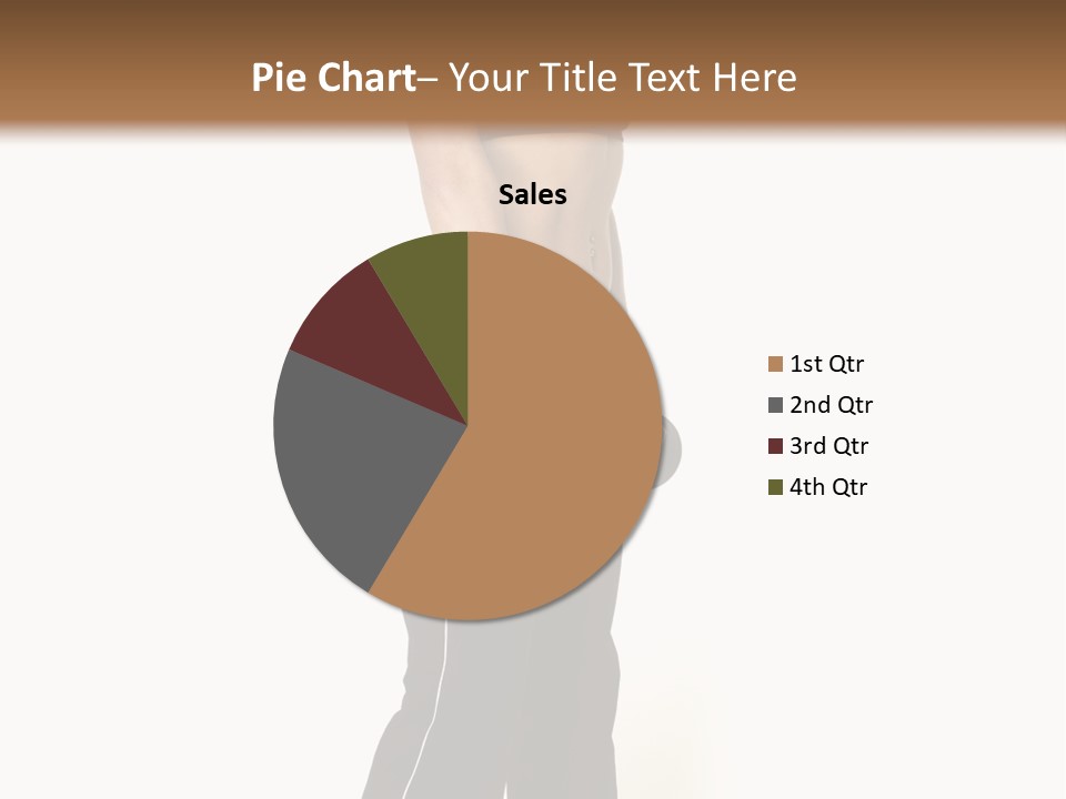 A Female Fitness Instructor Demonstrates The Finishing Position Of The Dumbbell Deadlift PowerPoint Template