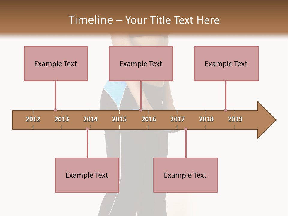 A Female Fitness Instructor Demonstrates The Finishing Position Of The Dumbbell Deadlift PowerPoint Template