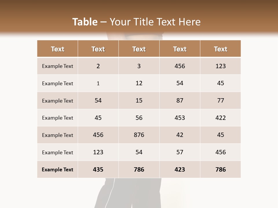 A Female Fitness Instructor Demonstrates The Finishing Position Of The Dumbbell Deadlift PowerPoint Template