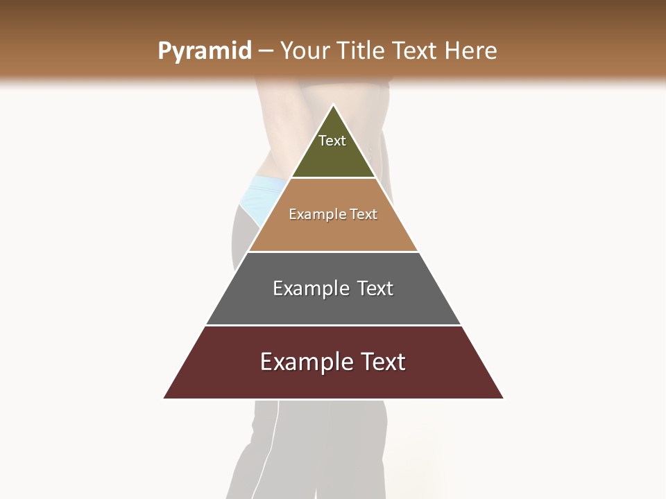 A Female Fitness Instructor Demonstrates The Finishing Position Of The Dumbbell Deadlift PowerPoint Template