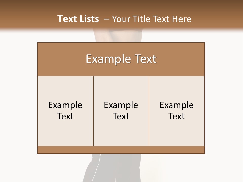 A Female Fitness Instructor Demonstrates The Finishing Position Of The Dumbbell Deadlift PowerPoint Template