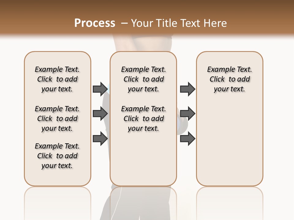 A Female Fitness Instructor Demonstrates The Finishing Position Of The Dumbbell Deadlift PowerPoint Template