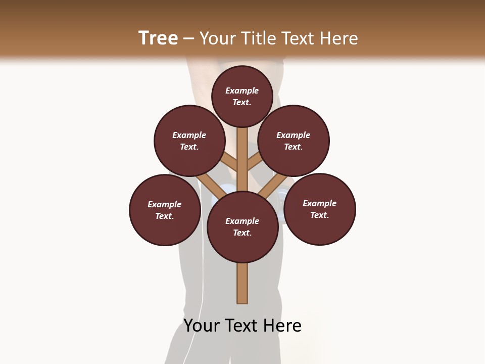 A Female Fitness Instructor Demonstrates The Finishing Position Of The Dumbbell Deadlift PowerPoint Template