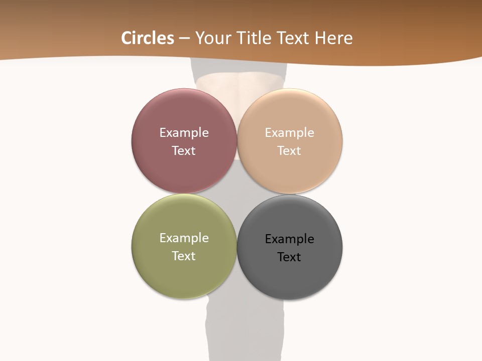 A Female Fitness Instructor Demonstrates The Finishing Position Of The Jump Squat PowerPoint Template