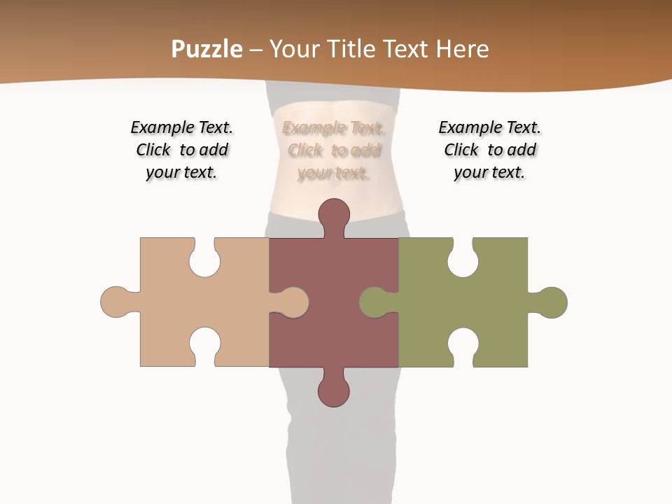 A Female Fitness Instructor Demonstrates The Finishing Position Of The Jump Squat PowerPoint Template