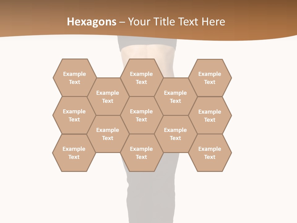 A Female Fitness Instructor Demonstrates The Finishing Position Of The Jump Squat PowerPoint Template