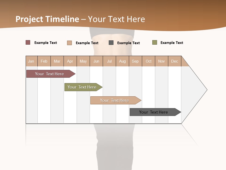 A Female Fitness Instructor Demonstrates The Finishing Position Of The Jump Squat PowerPoint Template