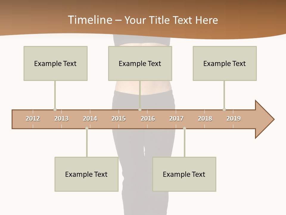 A Female Fitness Instructor Demonstrates The Finishing Position Of The Jump Squat PowerPoint Template