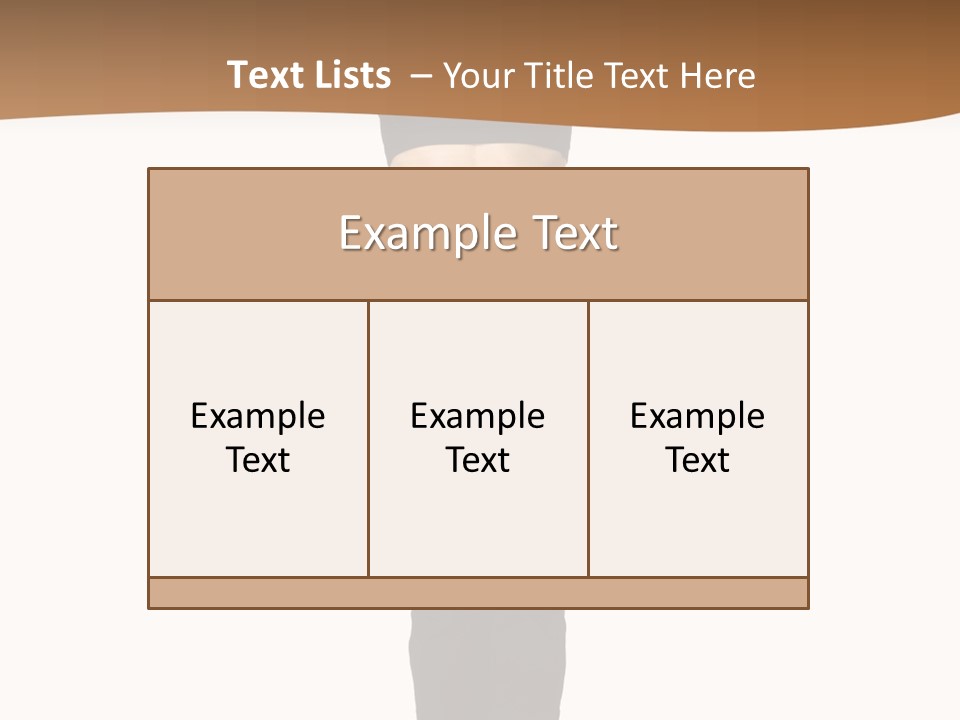 A Female Fitness Instructor Demonstrates The Finishing Position Of The Jump Squat PowerPoint Template