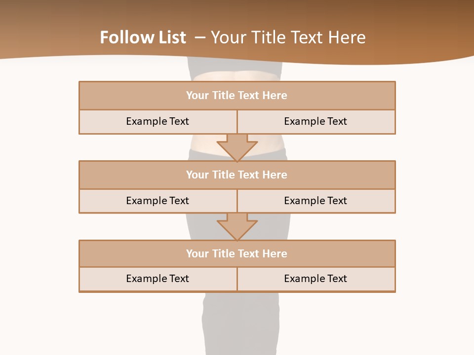 A Female Fitness Instructor Demonstrates The Finishing Position Of The Jump Squat PowerPoint Template