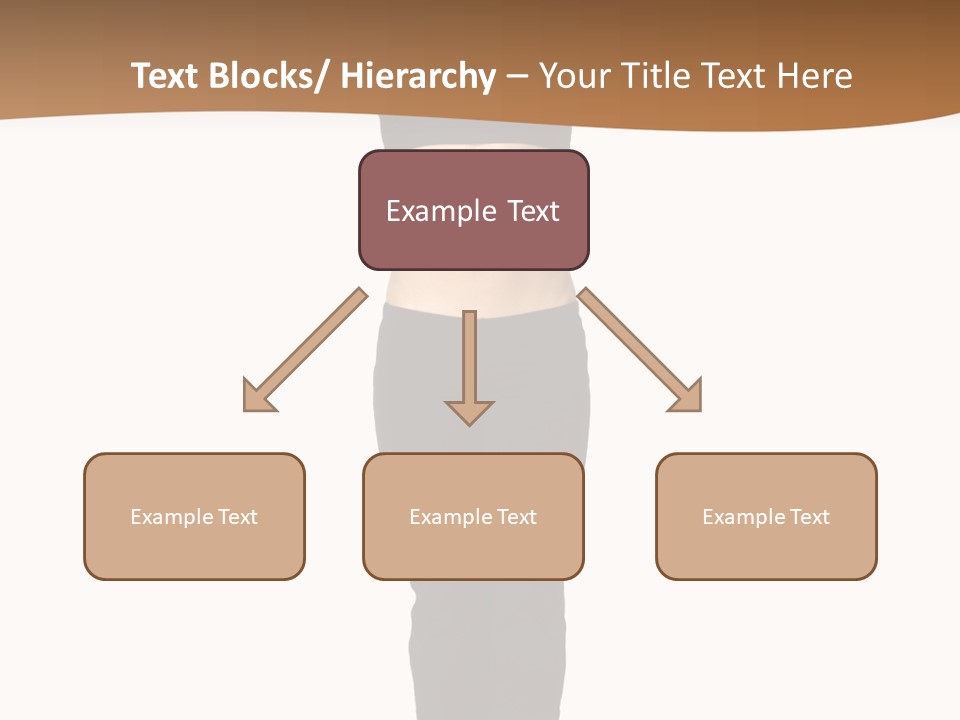 A Female Fitness Instructor Demonstrates The Finishing Position Of The Jump Squat PowerPoint Template