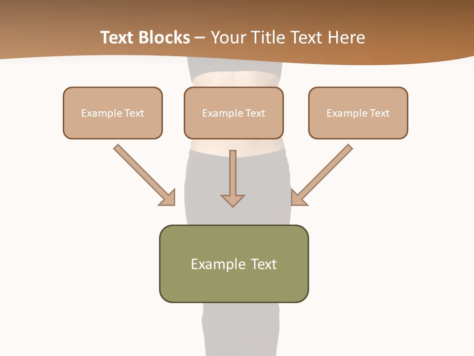 A Female Fitness Instructor Demonstrates The Finishing Position Of The Jump Squat PowerPoint Template