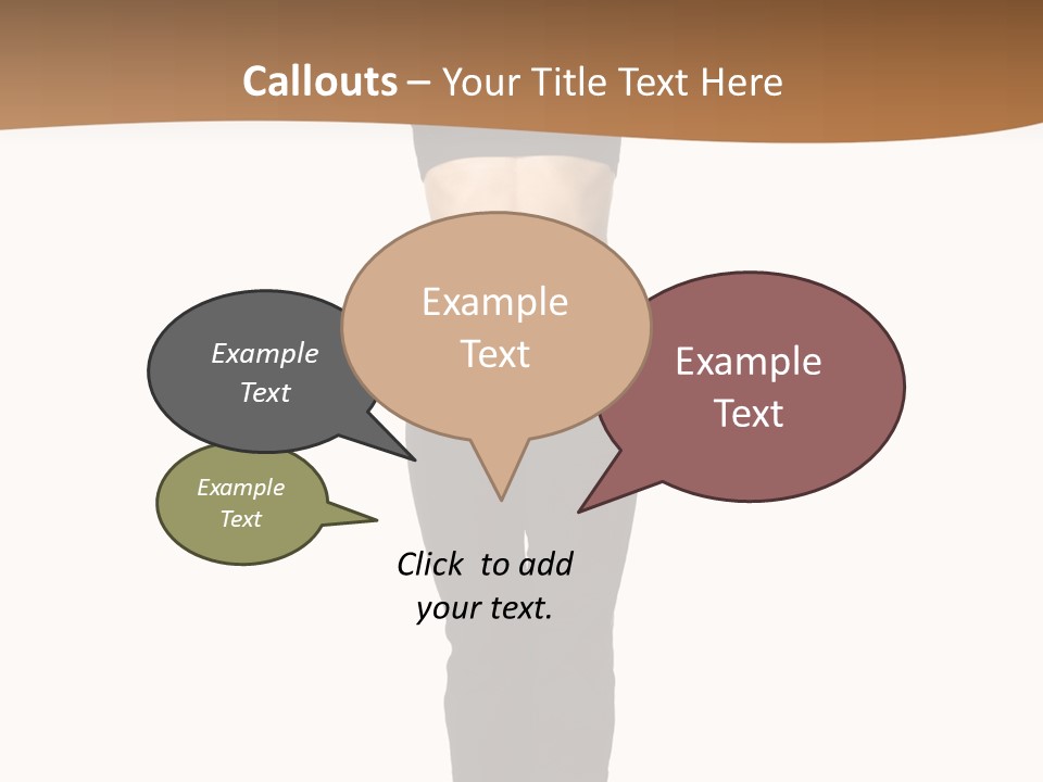 A Female Fitness Instructor Demonstrates The Finishing Position Of The Jump Squat PowerPoint Template