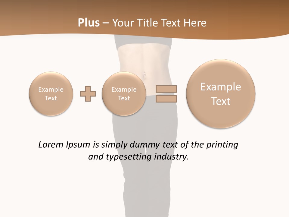 A Female Fitness Instructor Demonstrates The Finishing Position Of The Jump Squat PowerPoint Template