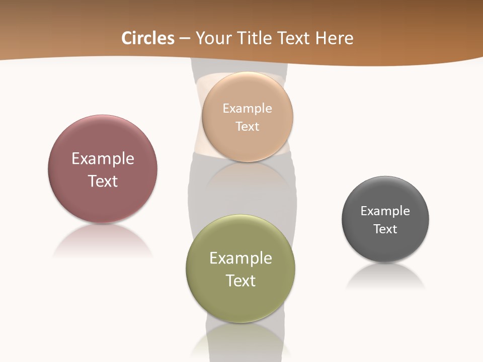 A Female Fitness Instructor Demonstrates The Finishing Position Of The Jump Squat PowerPoint Template