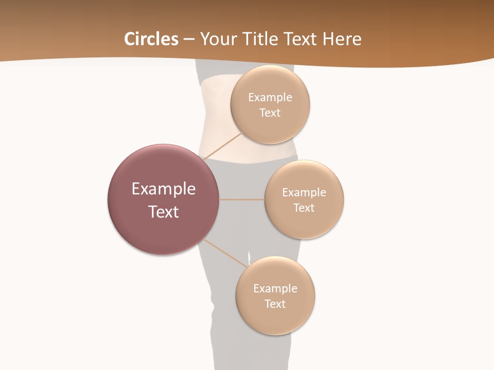 A Female Fitness Instructor Demonstrates The Finishing Position Of The Jump Squat PowerPoint Template