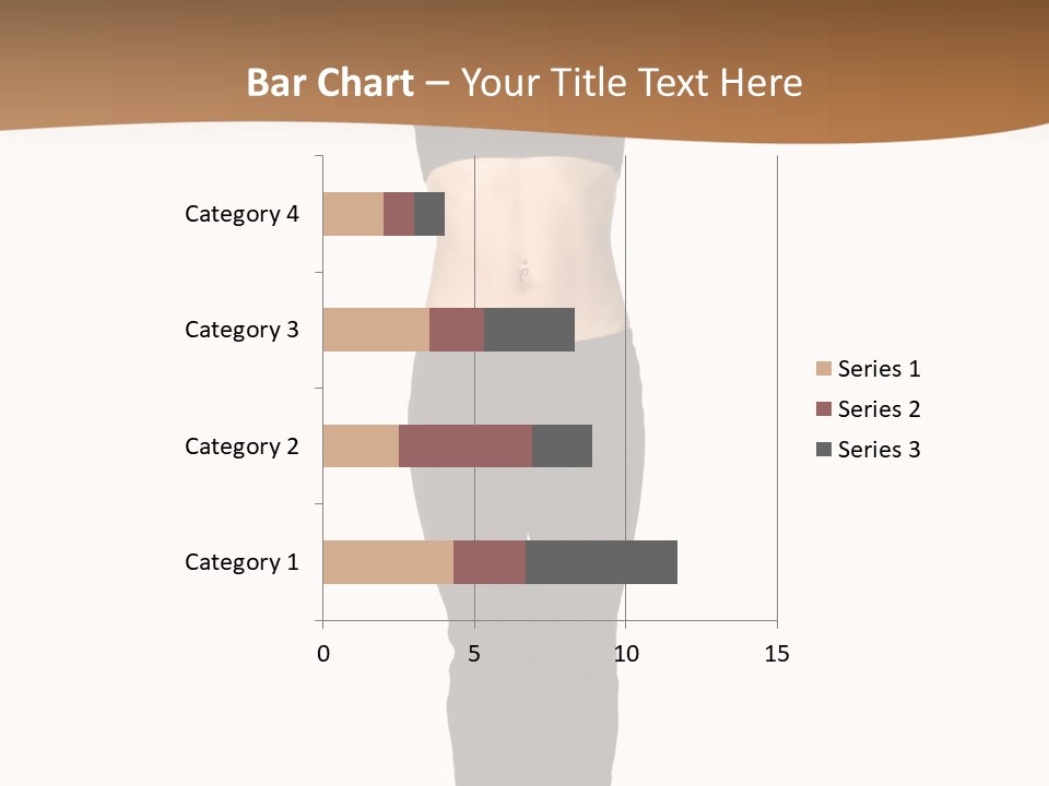 A Female Fitness Instructor Demonstrates The Finishing Position Of The Jump Squat PowerPoint Template