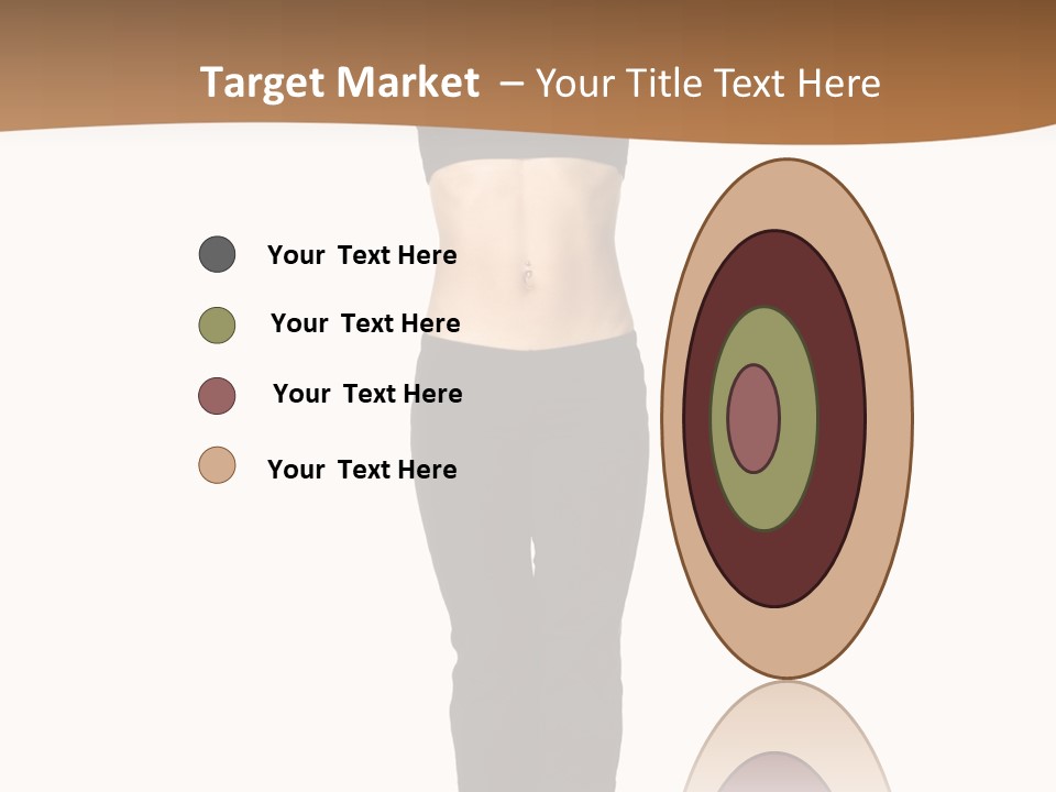 A Female Fitness Instructor Demonstrates The Finishing Position Of The Jump Squat PowerPoint Template