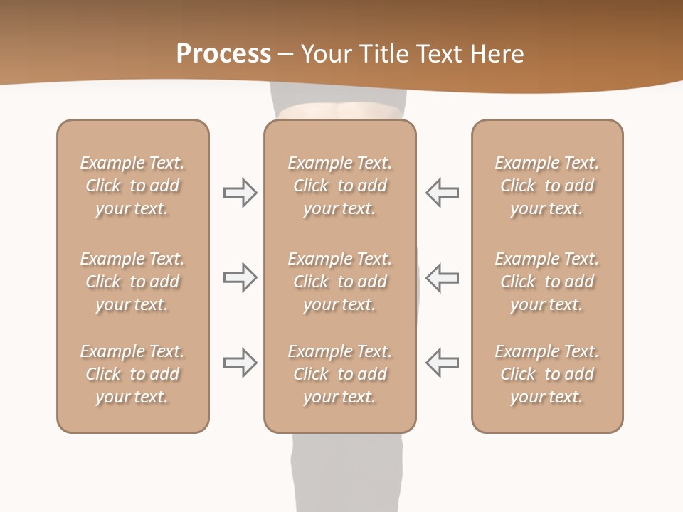 A Female Fitness Instructor Demonstrates The Finishing Position Of The Jump Squat PowerPoint Template