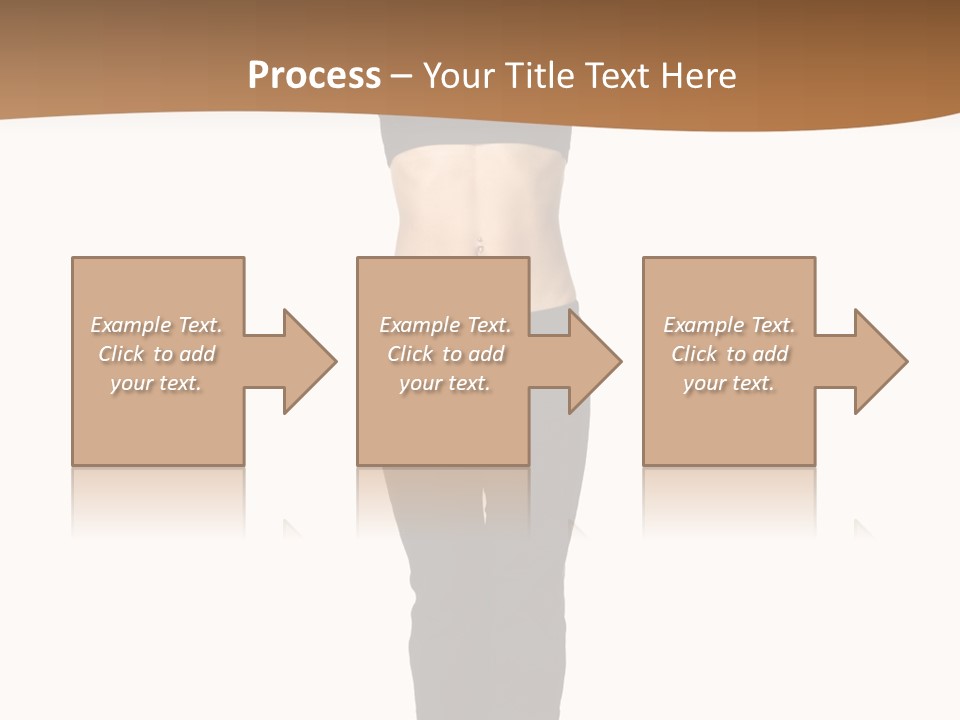 A Female Fitness Instructor Demonstrates The Finishing Position Of The Jump Squat PowerPoint Template