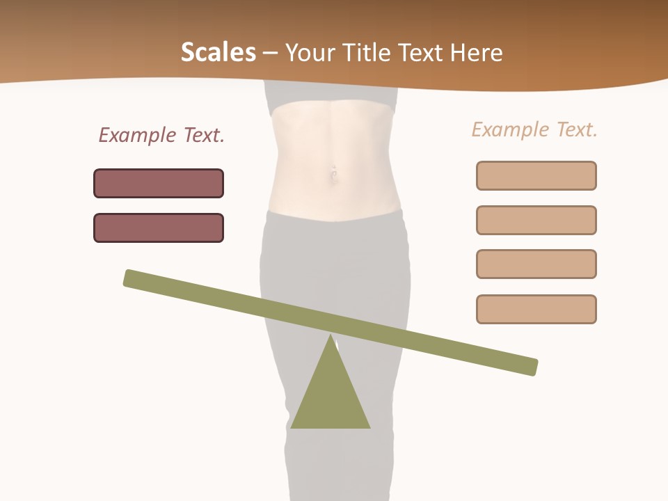 A Female Fitness Instructor Demonstrates The Finishing Position Of The Jump Squat PowerPoint Template