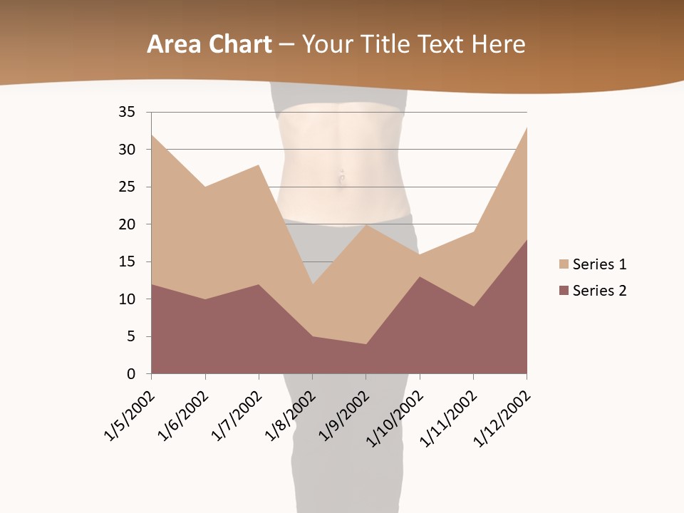 A Female Fitness Instructor Demonstrates The Finishing Position Of The Jump Squat PowerPoint Template