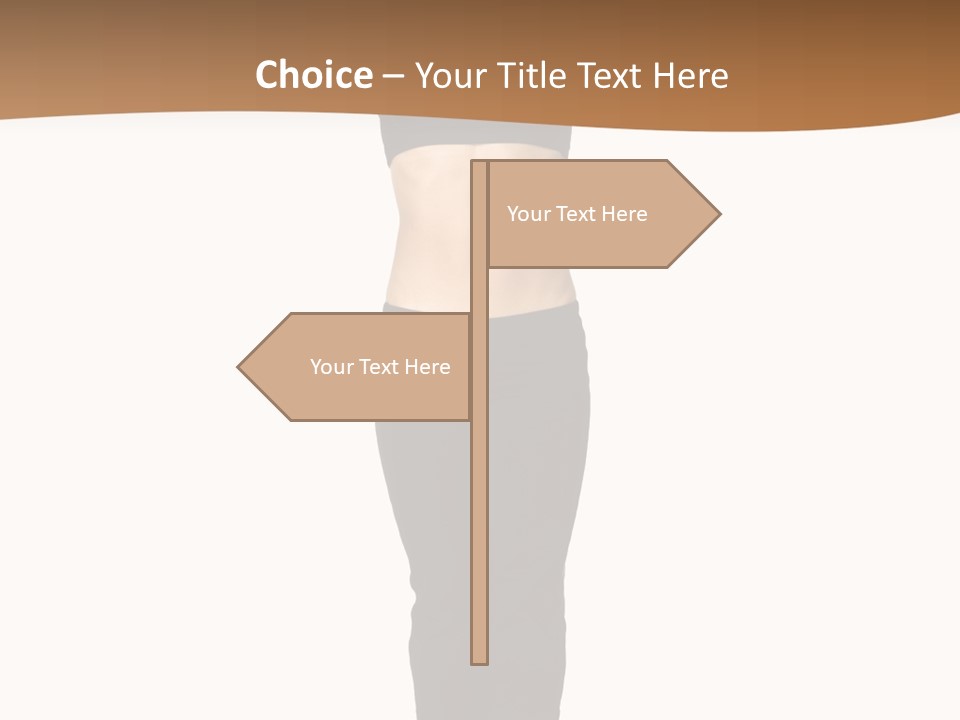 A Female Fitness Instructor Demonstrates The Finishing Position Of The Jump Squat PowerPoint Template