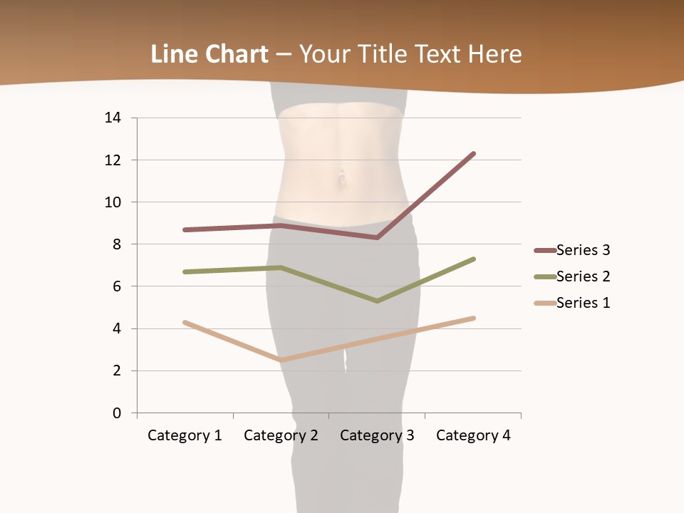 A Female Fitness Instructor Demonstrates The Finishing Position Of The Jump Squat PowerPoint Template