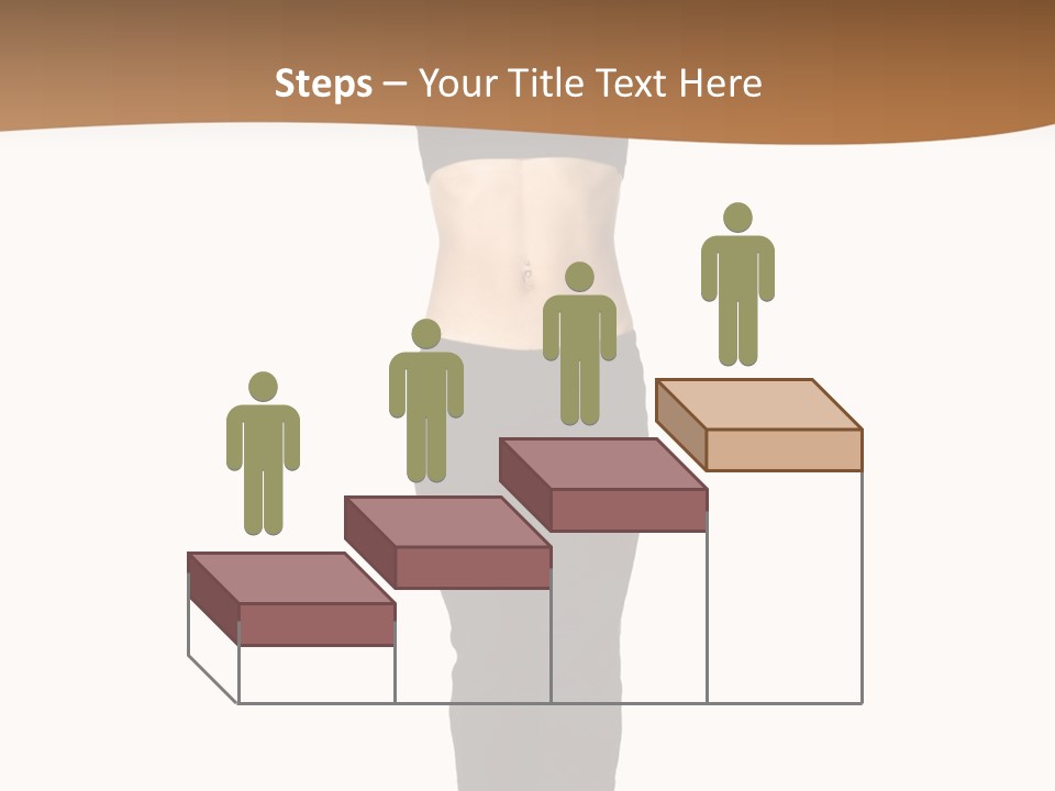 A Female Fitness Instructor Demonstrates The Finishing Position Of The Jump Squat PowerPoint Template