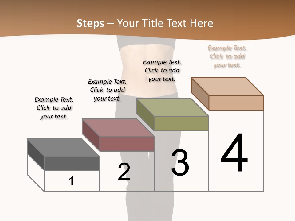 A Female Fitness Instructor Demonstrates The Finishing Position Of The Jump Squat PowerPoint Template