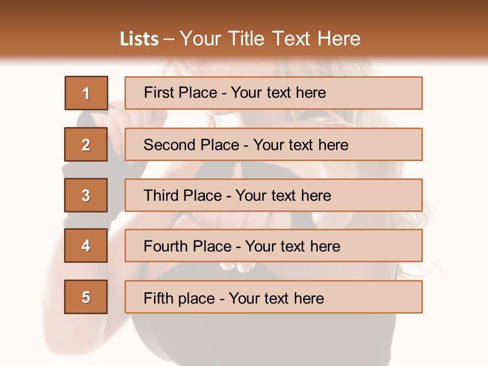 Healthy Young Woman In Red Boxing Gloves Shoots A Straight Right Cross During A Cardio Boxing Workout. PowerPoint Template