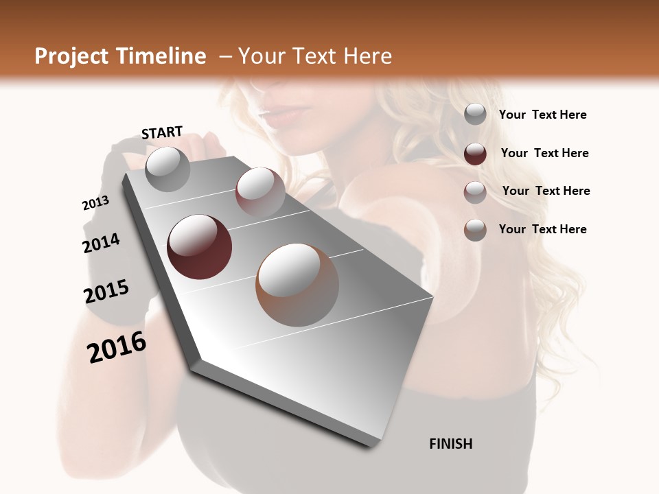 Healthy Young Woman In Red Boxing Gloves Shoots A Straight Right Cross During A Cardio Boxing Workout. PowerPoint Template