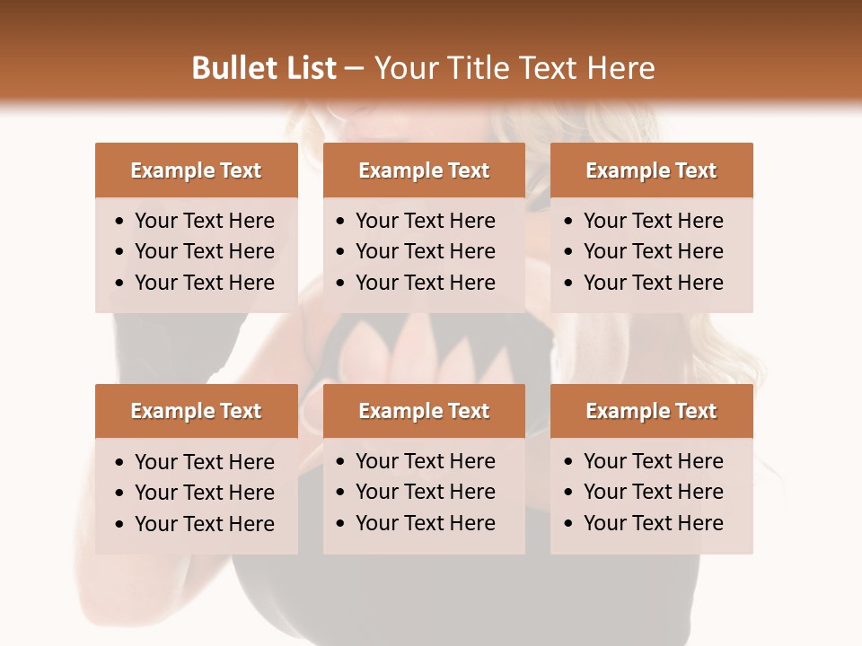 Healthy Young Woman In Red Boxing Gloves Shoots A Straight Right Cross During A Cardio Boxing Workout. PowerPoint Template