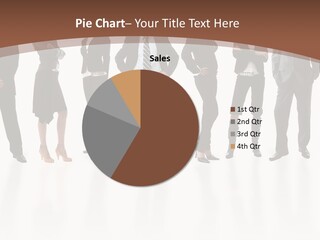 Young Attractive Business People - The Elite Business Team PowerPoint Template