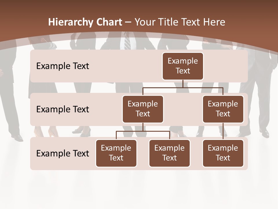 Young Attractive Business People - The Elite Business Team PowerPoint Template