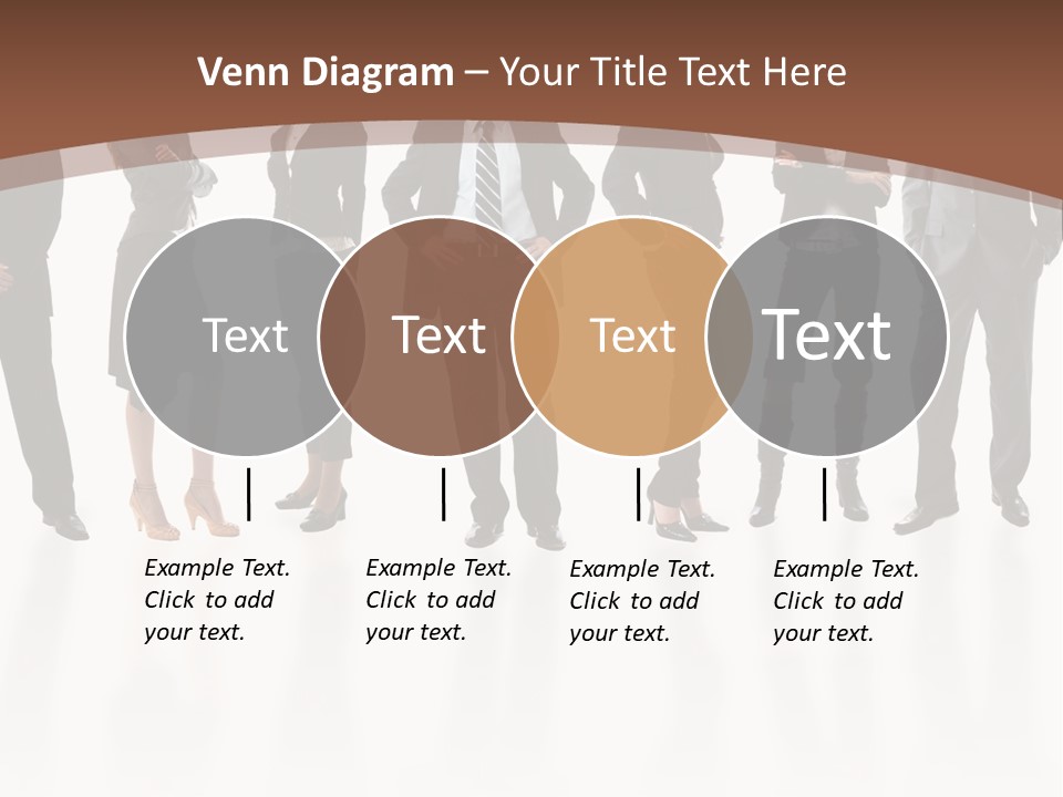 Young Attractive Business People - The Elite Business Team PowerPoint Template