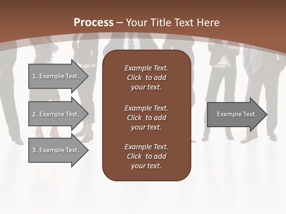 Young Attractive Business People - The Elite Business Team PowerPoint Template