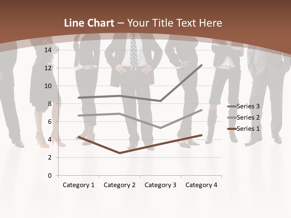 Young Attractive Business People - The Elite Business Team PowerPoint Template