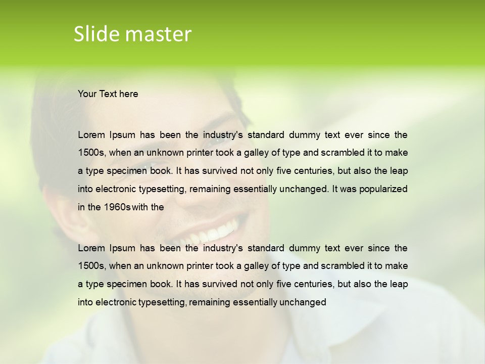 A Row Of Beer Pints PowerPoint Template