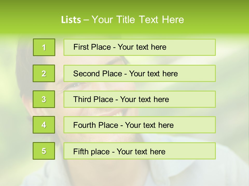 A Row Of Beer Pints PowerPoint Template